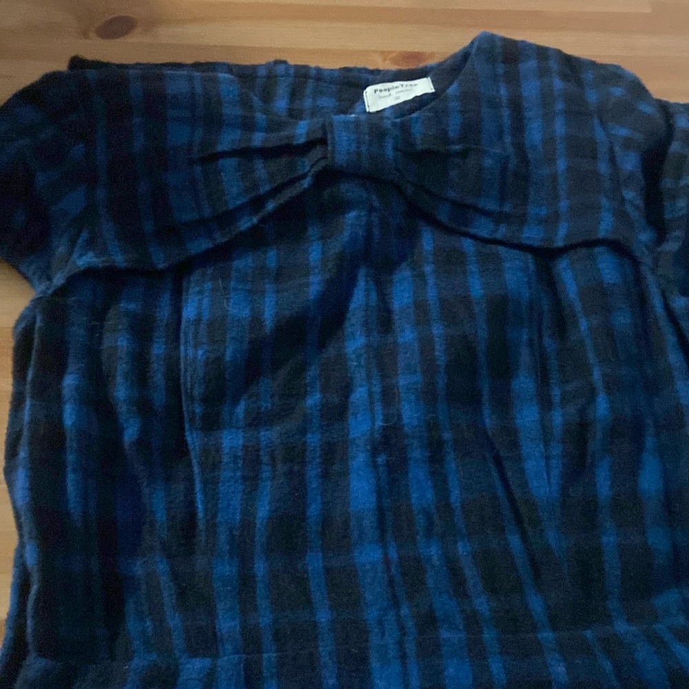 Plaid flannel people tree dress size 10 (xs/small)